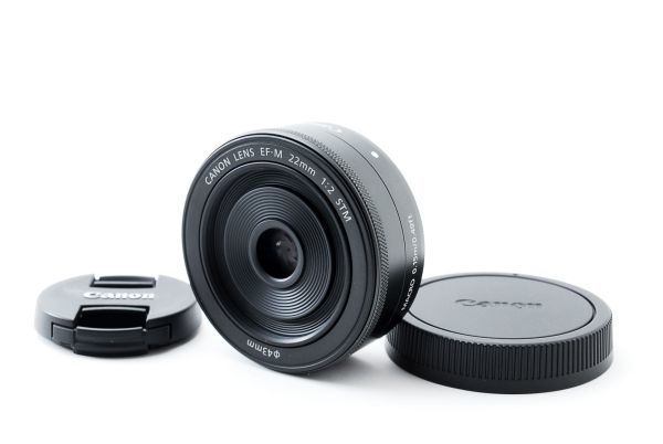 10317☆極上美品☆ キャノン Canon EOS EF-M 22mm F2 STM ☆驚愕の超