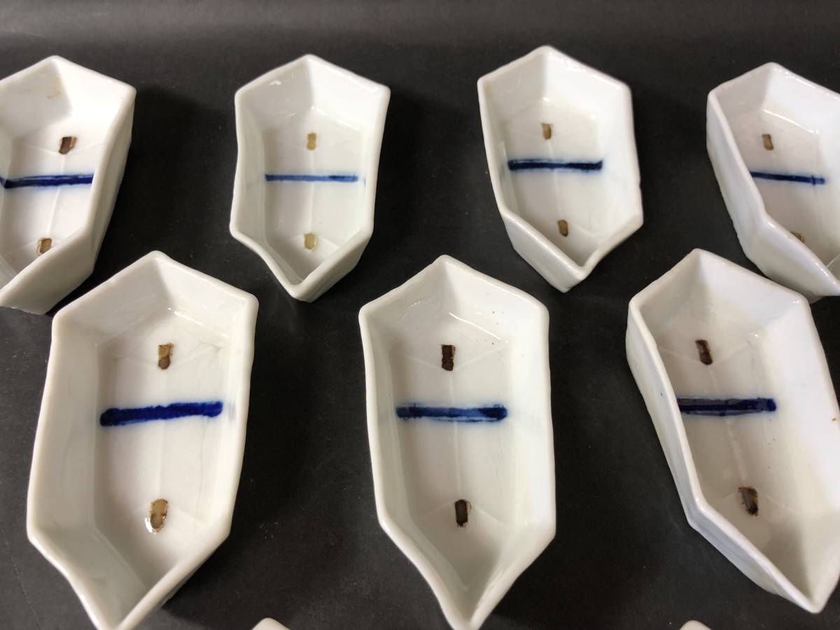 SALE，HOT 瀬戸焼 熨斗形 のし形 小皿 10客 生活骨董 骨董雑貨 生活雑貨 テーブルコーディネート(染付)｜売買されたオークション情報、yahooの商品情報をアーカイブ公開 - オークファン 陶磁一般