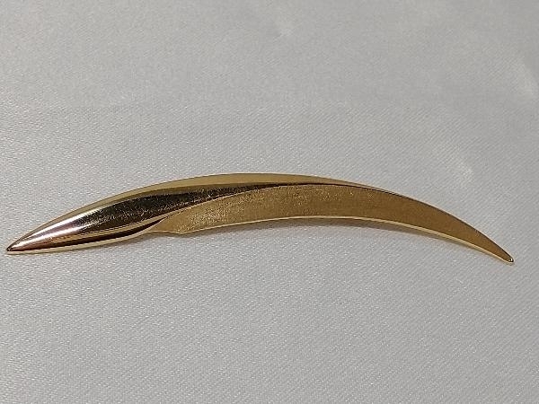 K18 ゴールド 総重量約5.2g ブローチ 【針に歪み有】