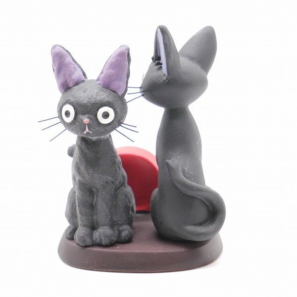 スタジオジブリ 魔女の宅急便 ジジとぬいぐるみ ミニ置時計 当時物