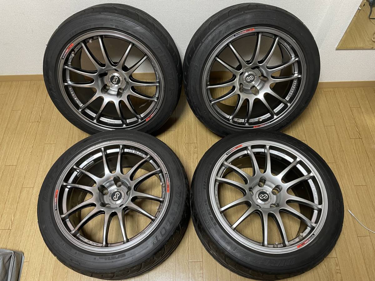 ★☆ENKEI GTC01　9.5J+22　GT-Rサイズ　タイヤ付き4本　軽量高強度☆★