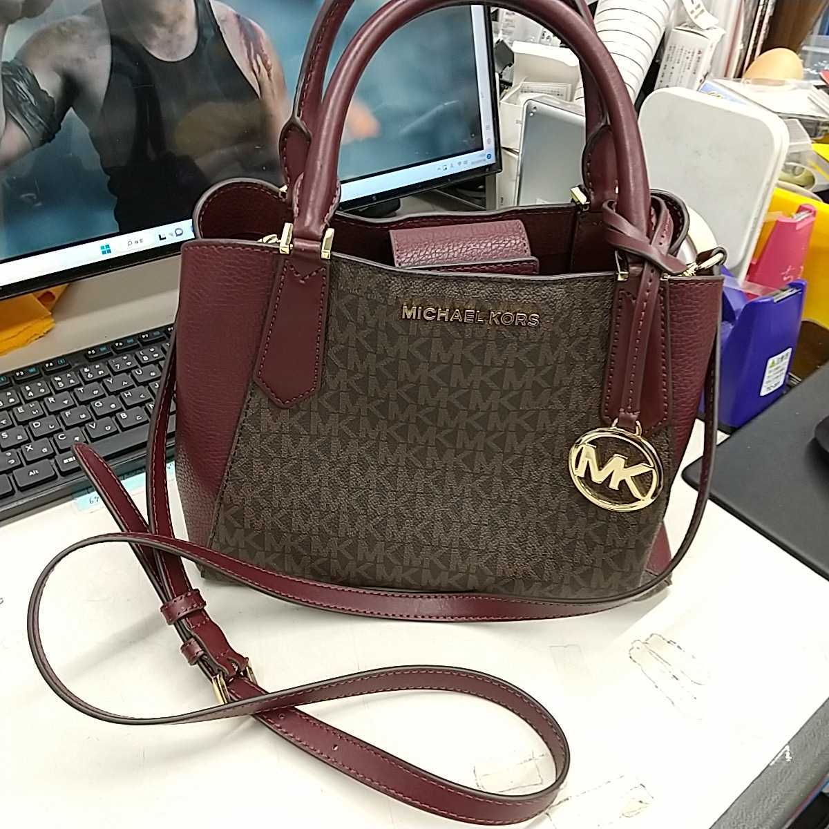 極美品✨マイケル コース 2way バッグ MK柄 ショルダー トート 7.4万 