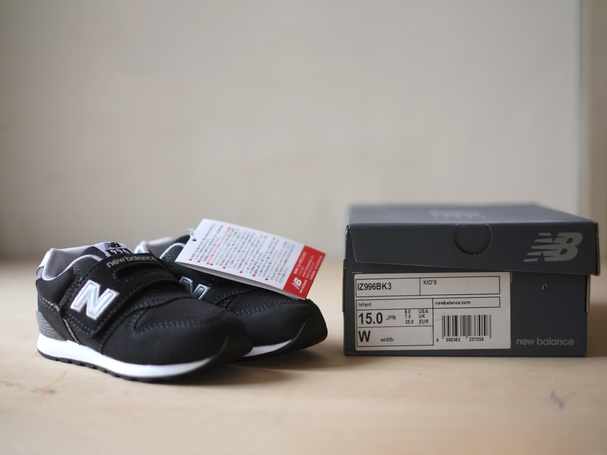ニューバランス 996 黒 15.0cm キッズ 新品 未着用 new balance