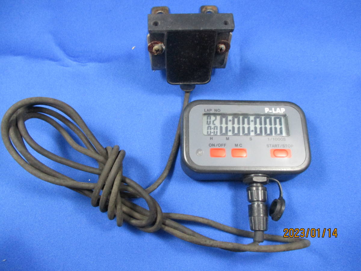 P-LAP ピーラップ サーキット タイム計測器 旧車 当時物 P P-LAP ピーラップ サーキット タイム計測器 旧車 当時物 P