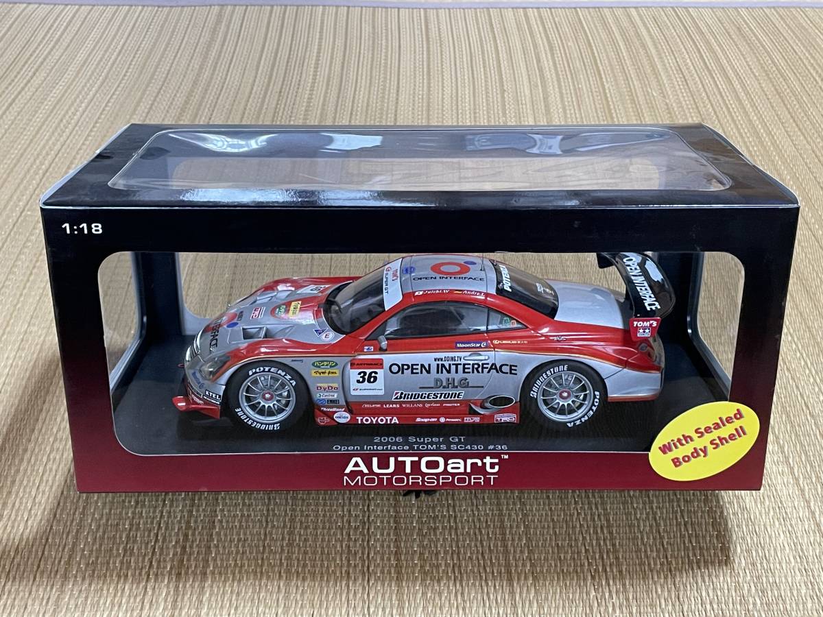 AUTO art LEXUS SC430 SUPER GT 2006 TOMS #36 オートアート レクサス 
