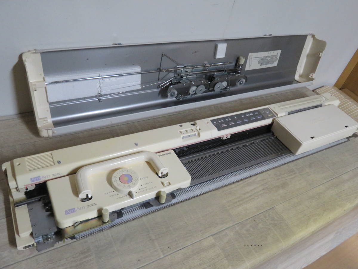 中身美品! SILVER REED シルバーリード AmAm SK580 マイコン編機