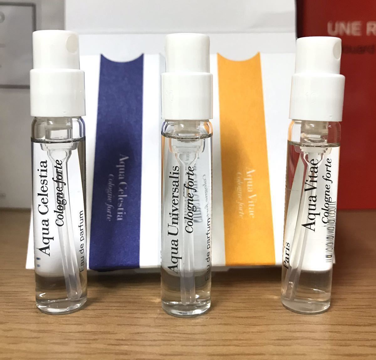 《送料無料》メゾンフランシスクルジャン アクア コレクション コローニュ フォルテ 3×2ml ※未使用※ #セレスティア #ユニヴェルサリス