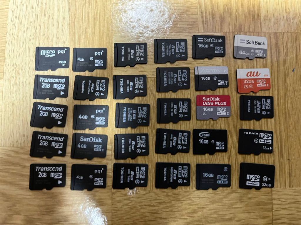 爆買い，新品 マイクロSD Micro SD HC 大量 まとめ 未チェック ジャンク扱い 2GB 4GB 8GB 16GB 32GB 64GB AU Softbank TOSHIBA ②(16GB)｜売買されたオークション情報、yahooの商品情報をアーカイブ公開 - オークファン microSDHCカード