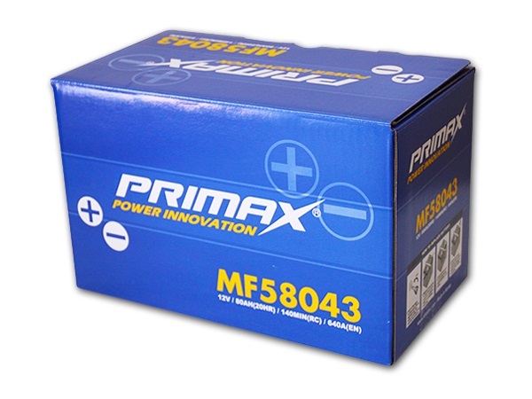 即日発送 新品バッテリー PRIMAX MF 58043 80AH　BMW E90 E91 E92 E93 E39 ダッジ マグナム クライスラー 300C グランドチェロキー 互換品