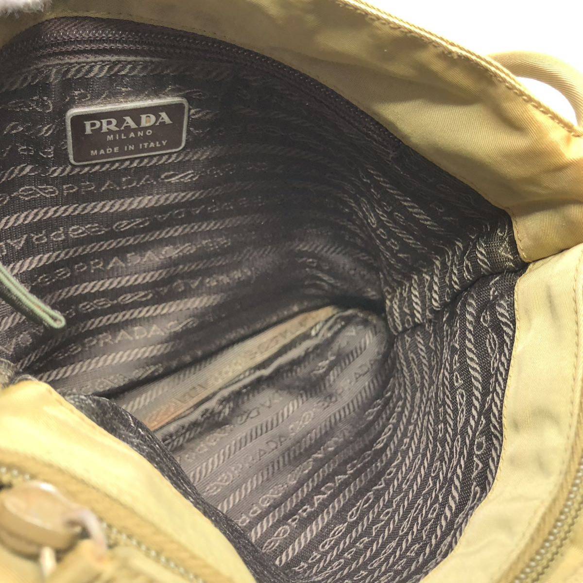 プラダ】本物 PRADA トートバッグ 三角ロゴプレート ショルダーバッグ