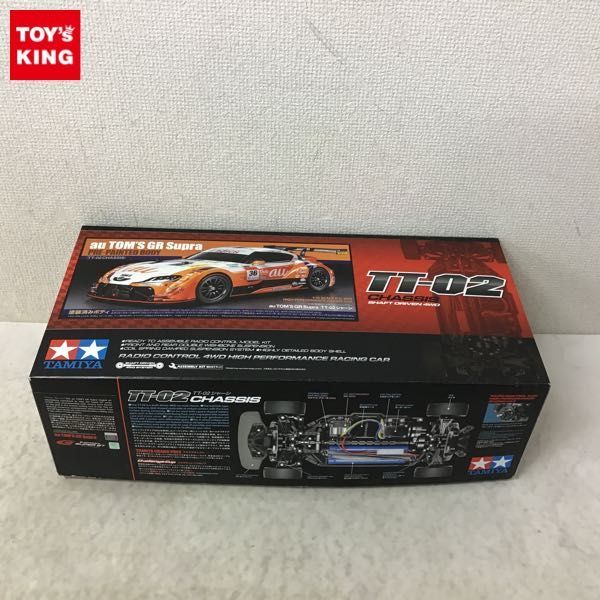 1円〜 ジャンク タミヤ 1/10 電動RC 4WDレーシングカー au トムス GR