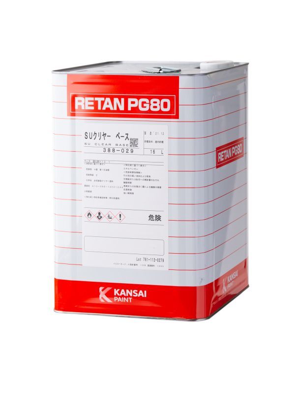 ◇PG80 SUクリヤー【主剤のみ16L】関西ペイント 2液ウレタン