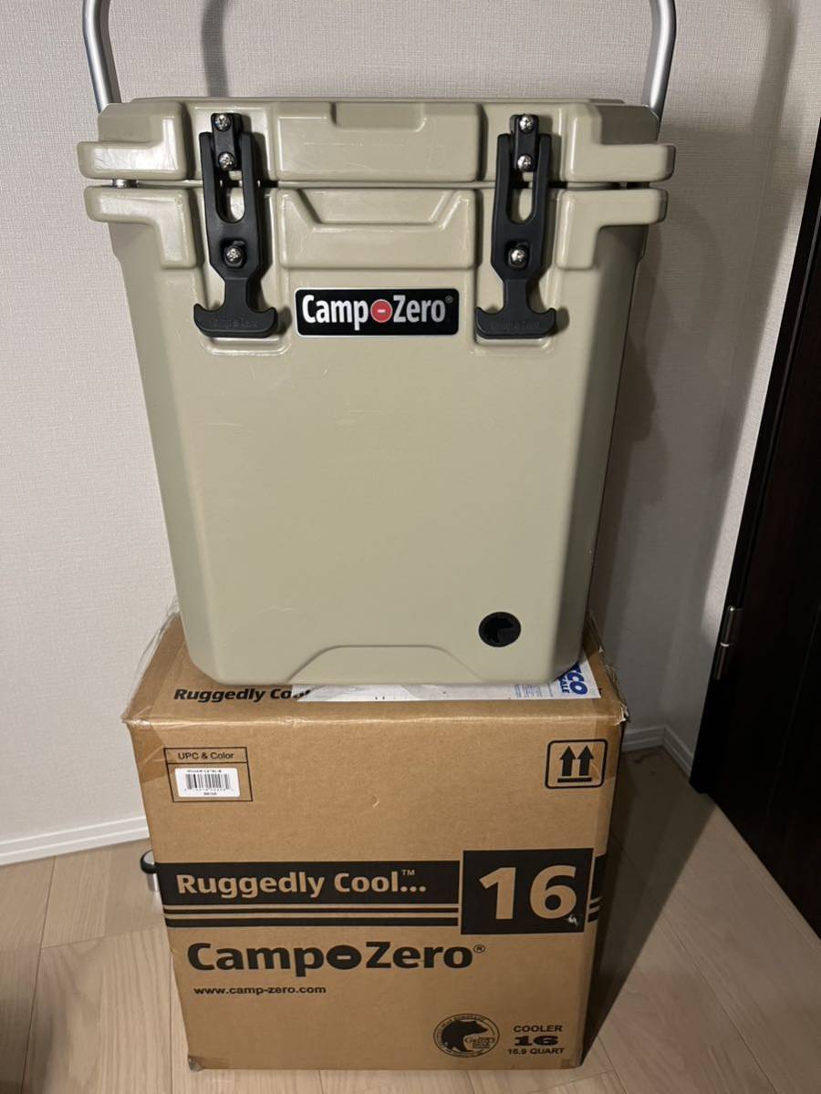 キャンプゼロ CAMP-ZERO 16L ロトモールドクーラーボックス 16.9 QUART