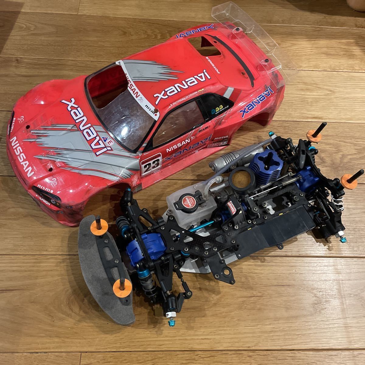 タミヤ TAMIYA RCE TG10-Mk.2 部品取り タミヤ エンジンRCカー 1⁄10RCE