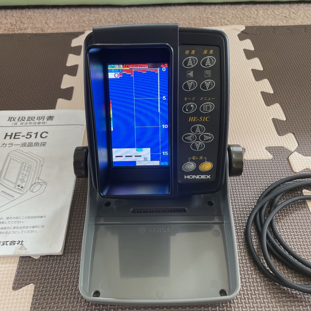 HE-51C HONDEX ワカサギ 魚探 ホンデックス ベクセラー vexilar TD07 