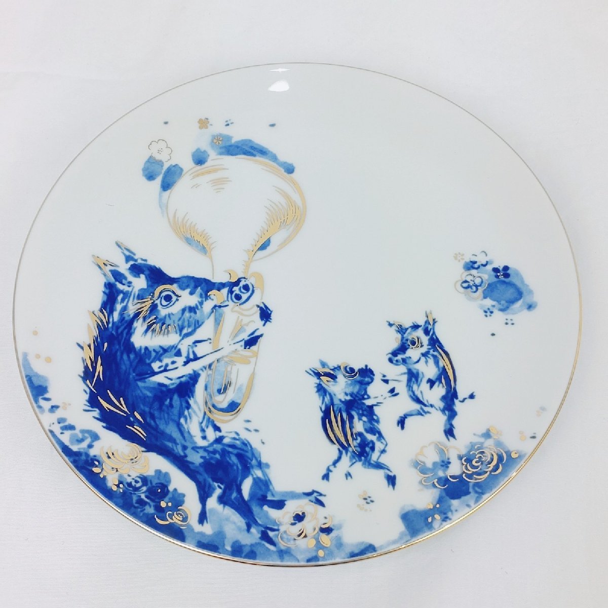 マイセン 2007年 Meissen 干支 ～チューバを吹く陽気なイノシシ～ 干支