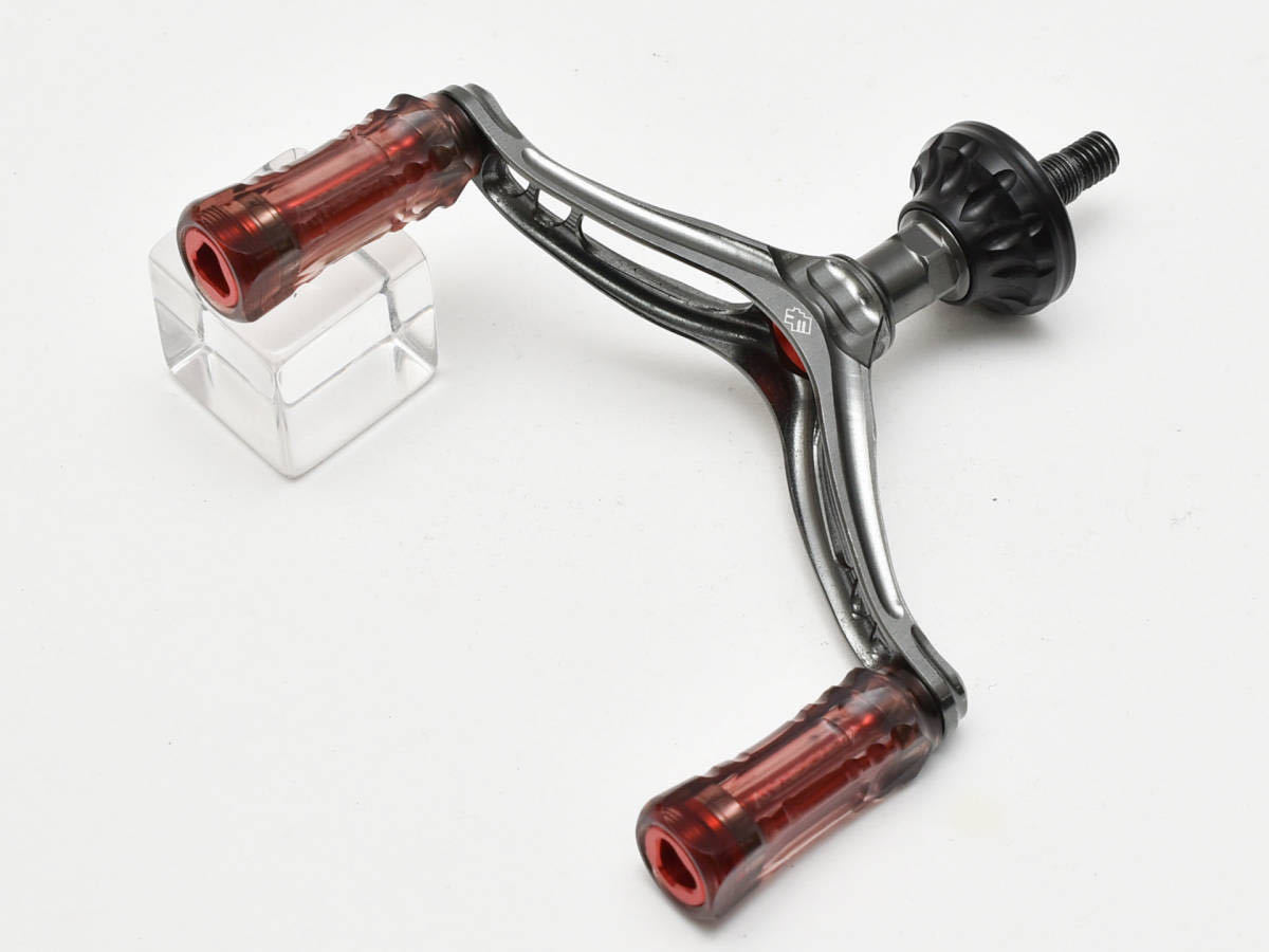 美品 ZPI SSRC 旧ダイワ用 約50mm カスタムハンドル カーボン