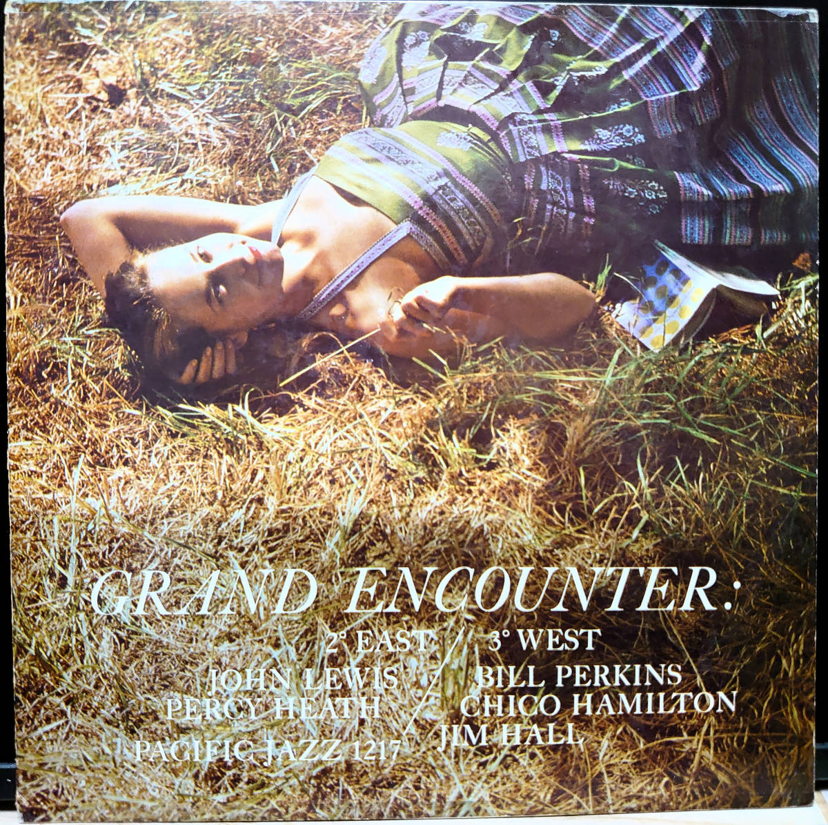 ■【US Pacific Jazz，DG，美盤】 John Lewis / Grand Encounter 2 EAST 3 WEST Pacific Jazz 1217美女ジャケ，最高音質