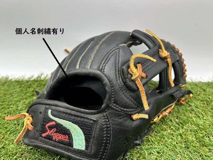 011613】久保田スラッガー 軟式用 内野手用 グローブ グラブ 刺繍有り