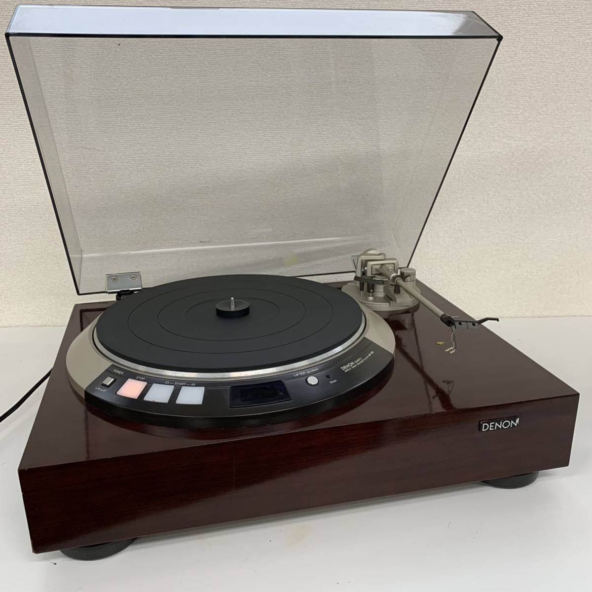 D-4-re] 現状品 DENON DP-60L 音出し未確認 動作可能 要メンテナンス品