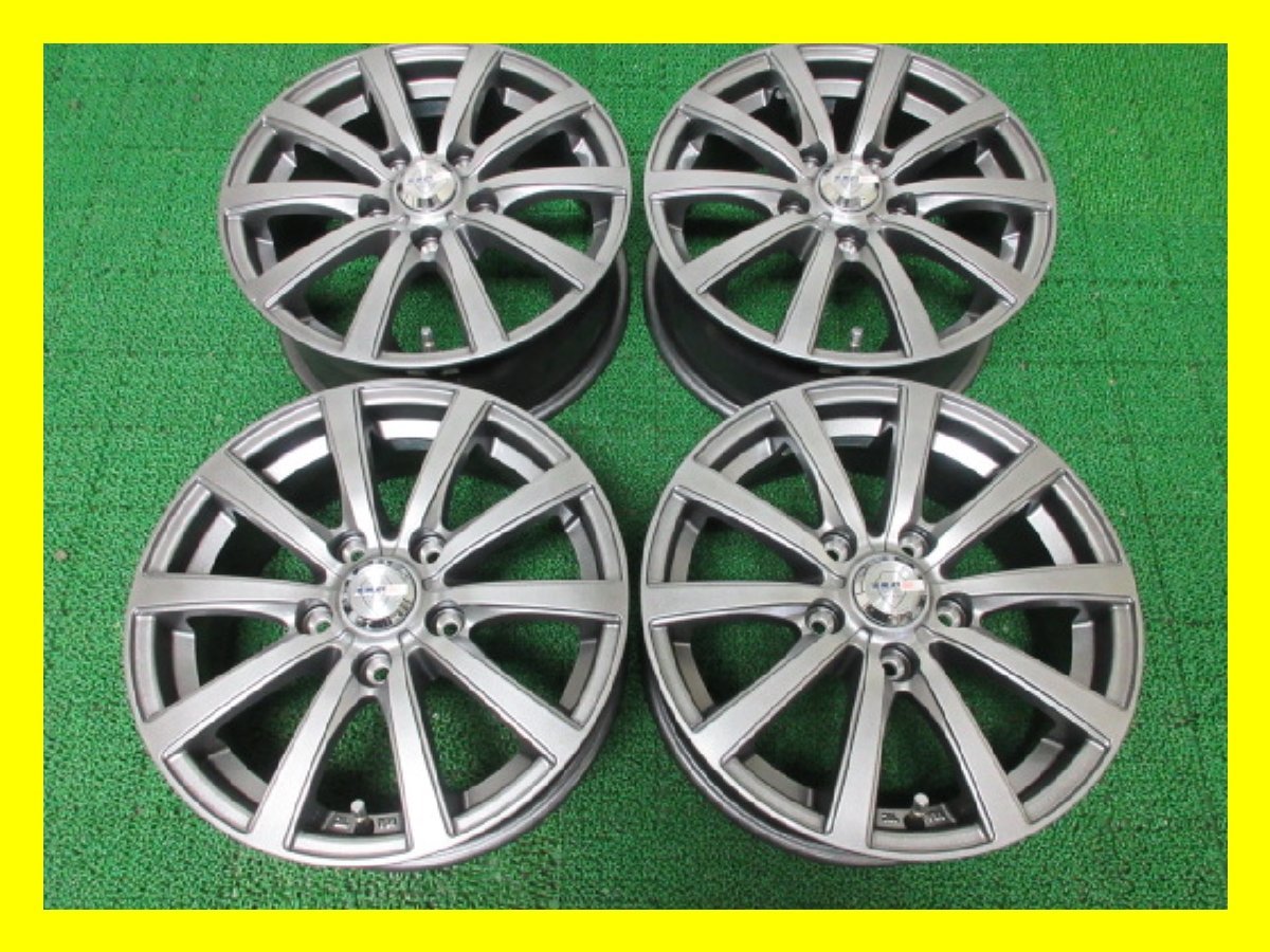 A696【送料無料】★ 未使用品 ★ ZACK JP-110 アルミ ホイール 15インチ 4本 15×6J 5穴 114.3 +48 激安 エスクァイア ステップワゴン ノア