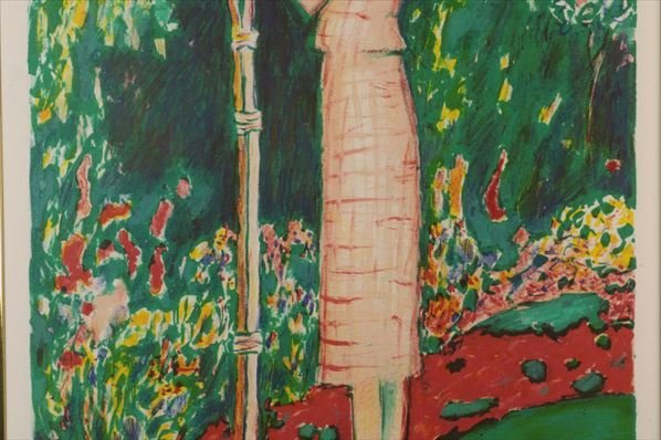 絵画 真作保証 ジャン・ピエール・カシニョール「バラの木Ⅱ