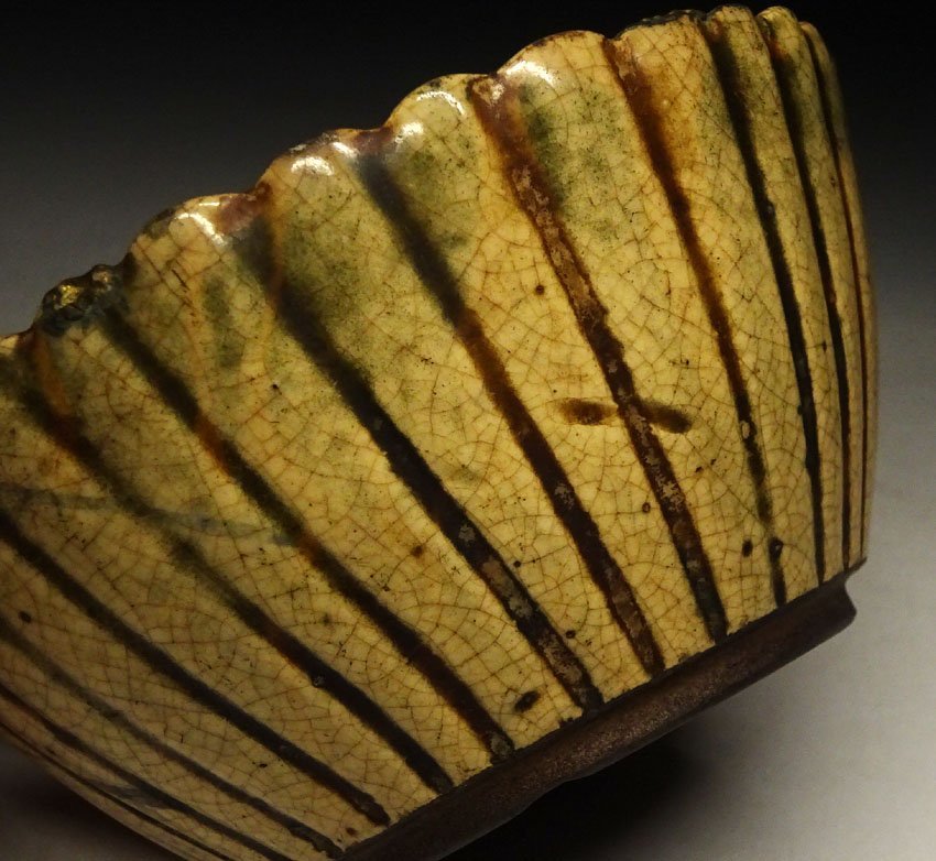 名品 古清水 色絵 透かし 六角鉢 京都個人蔵 茶道具伝来 名品 古清水