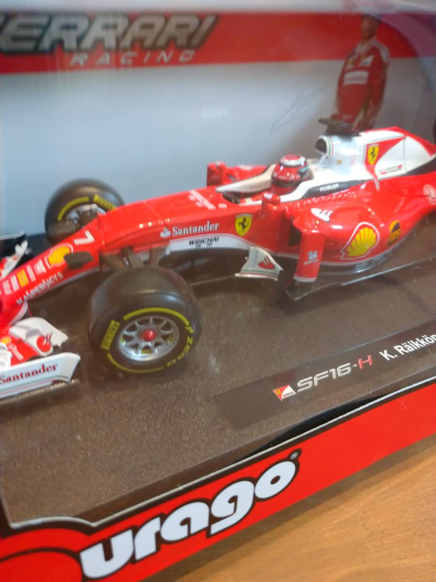 1/18 Burago ブラーゴ FERRARI SF16-H KIMI RAIKKONEN #7 2016
