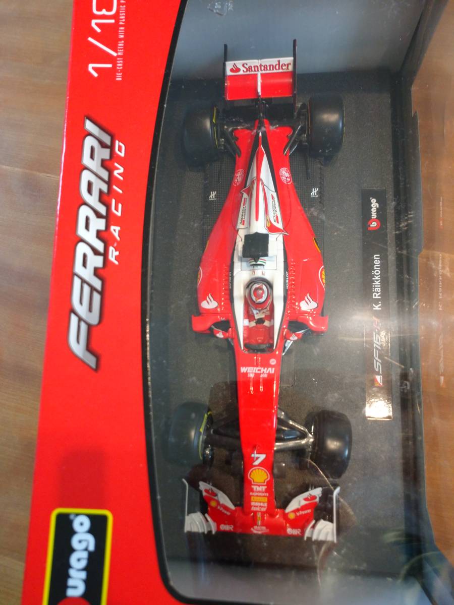 1/18 Burago ブラーゴ FERRARI SF16-H KIMI RAIKKONEN #7 2016