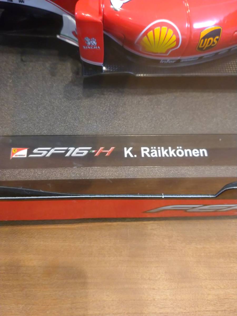 1/18 Burago ブラーゴ FERRARI SF16-H KIMI RAIKKONEN #7 2016