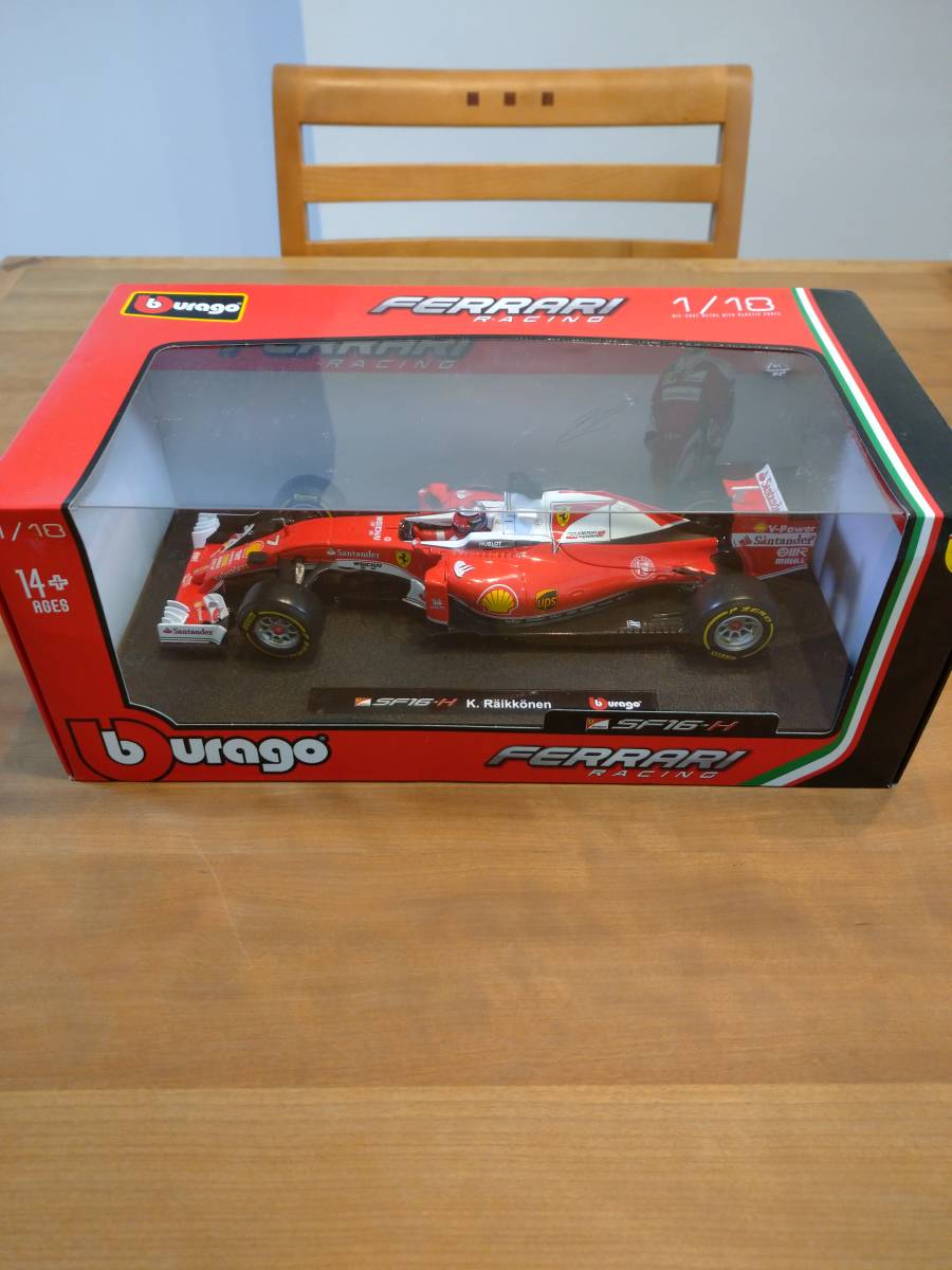 1/18 Burago ブラーゴ FERRARI SF16-H KIMI RAIKKONEN #7 2016
