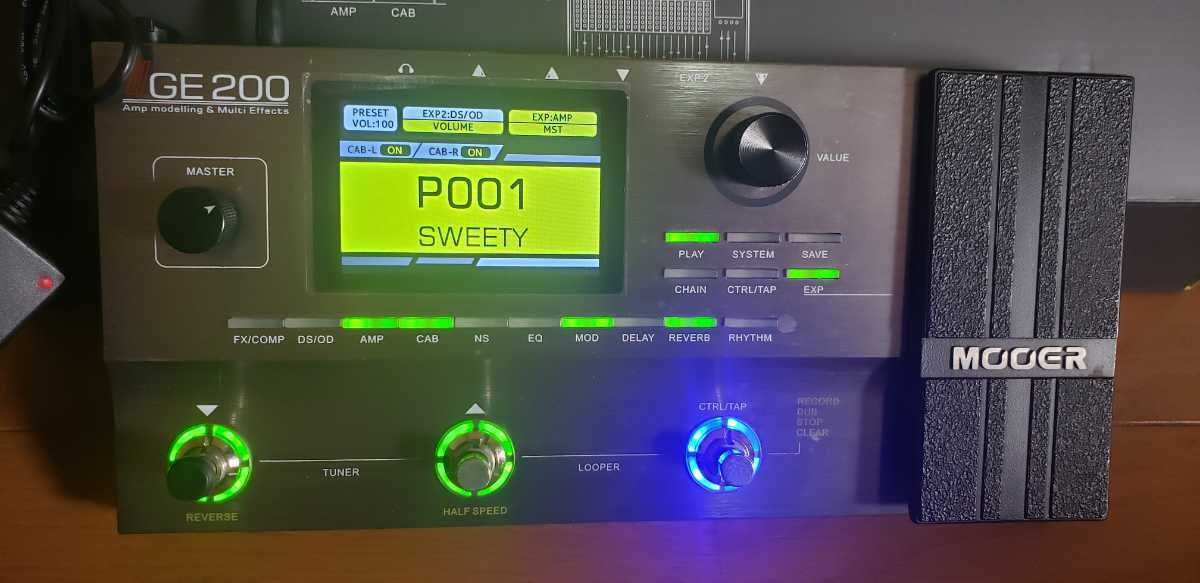 GE200 MOOER Mooer マルチエフェクター Pro Plus : ムーアー MOOER