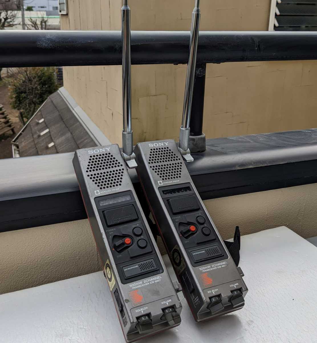 SONY トランシーバー ICB-660T ２台　動作品