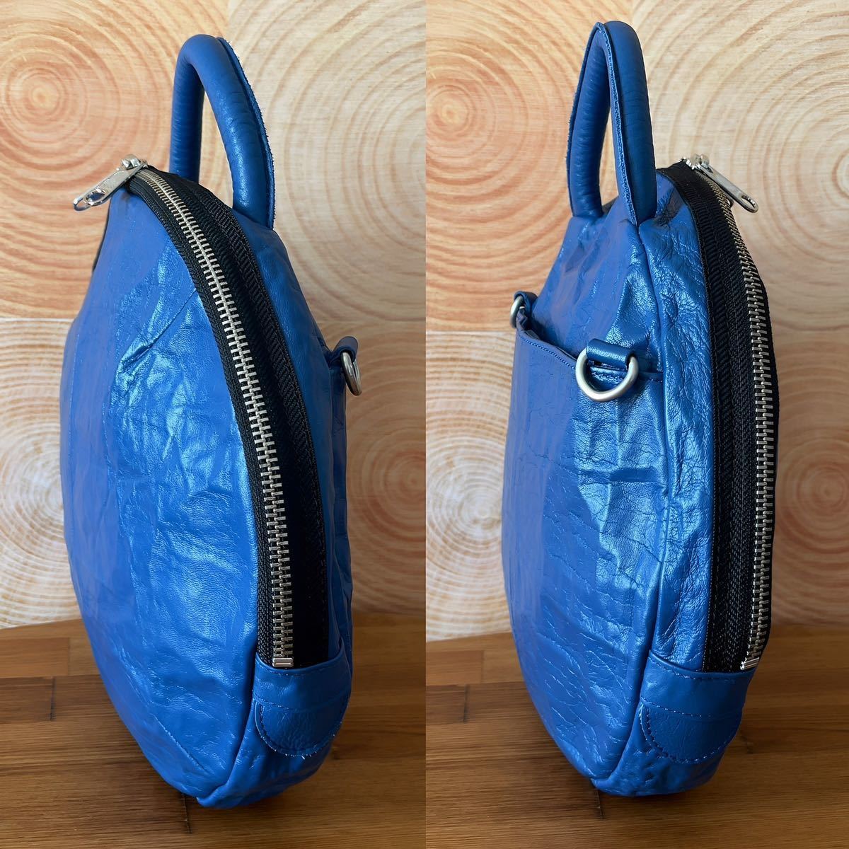 VIA DOAN ヴィアドアン バッグ 2way 革 レザー 鞄 ショルダーバッグ 丸 