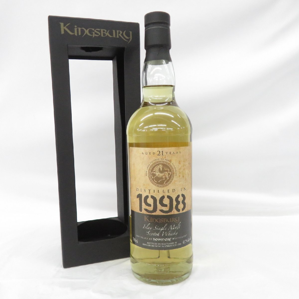 未開栓】KINGSBURY キングスバリー ボウモア 21年 1998 ホッグスヘッド