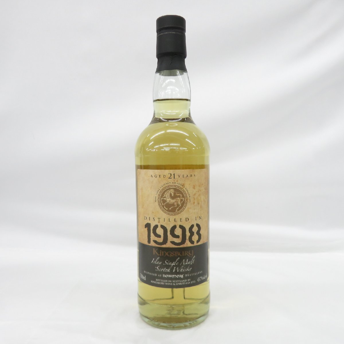 未開栓】KINGSBURY キングスバリー ボウモア 21年 1998 ホッグスヘッド