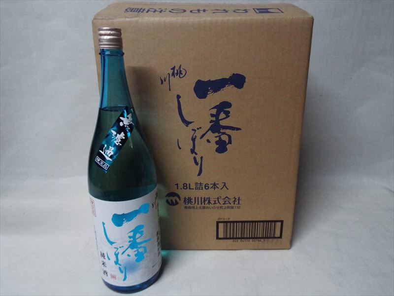 ★☆桃川　無濾過一番しぼり純米酒 1.8L×6本（1ｃ/ｓ）☆★