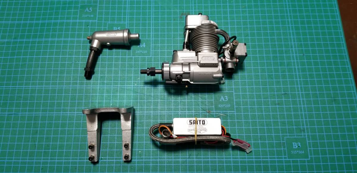 saito　大① 小⑤ 斎藤製作所 FG-11 SAITO最小ガソリンエンジン | SAITO FG-11 ホビー