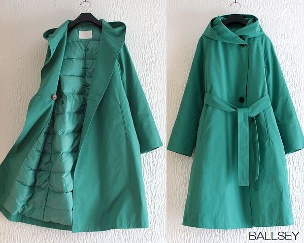 美品！トゥモローランドBALLSEY ボールジー☆綺麗め裏ダウンコート 