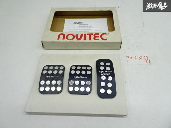 人気SALE，新作 アウトレット NOVITEC ノビテック アルファロメオ 147 MT ハンドル位置不明 アルミ ペダルカバー 3点 棚9-1-E(アルファロメオ用)｜売買されたオークション情報、yahooの商品情報をアーカイブ公開 - アルファロメオ用