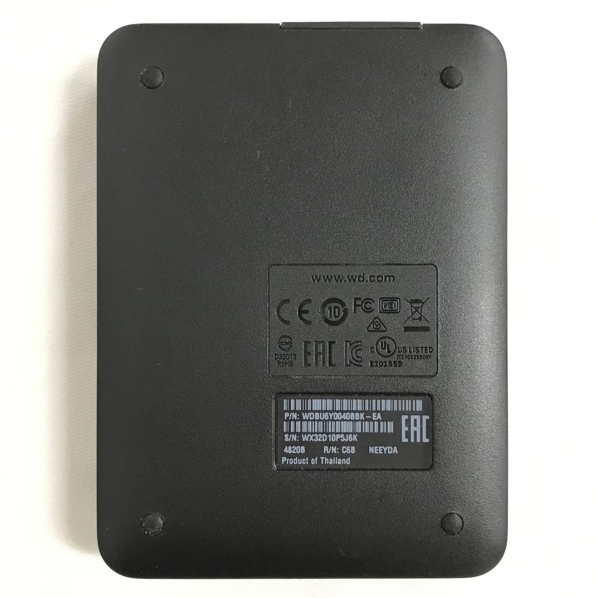 WD Elements 4TB WDBU6Y0040BBK-EA 2.5インチ ポータブル HDD 外付け 