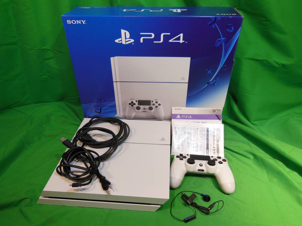  kh230119-001E8 PlayStation4 プレイステーション4 PS4 500GB ホワイト ソニー ゲーム機 趣味 初期化 み(PS4本体)｜売買されたオークション情報、yahooの商品情報をアーカイブ公開 - オークファン PS4本体