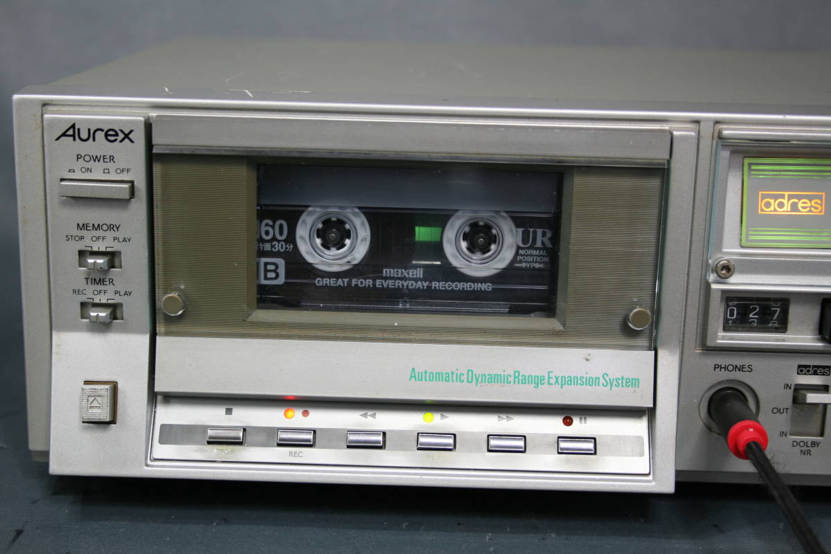 Aurex PC-X60AD カセットデッキ 本体（ジャンク） Yahoo