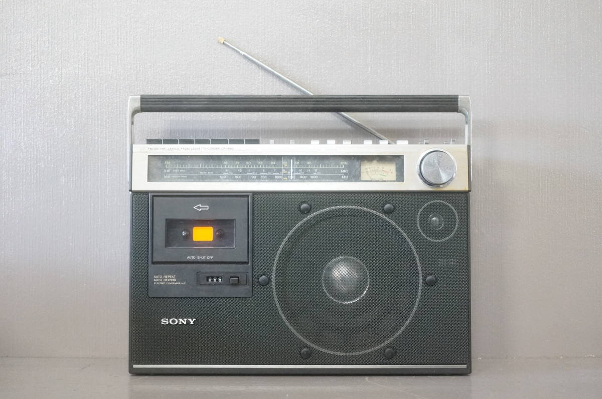SONY ソニー CF-1990 ラジカセ ラジオ FM/SW/MW 3バンド ステレオ