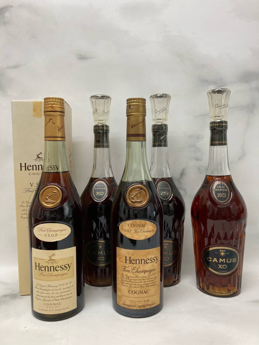 5本セット】CAMUS カミュ XO ロングネック 700ml ×3 / Hennessy