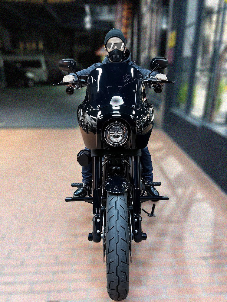 【お買い得，HOT】 お待たせしました FXLRS 専用 T-SPORT フェアリング ポン付けセット 15インチシールド ヘッドライトシュラウド付き ローライダーS LOWRIDER