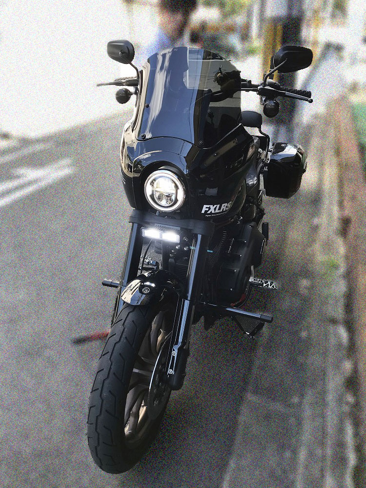 【お買い得，HOT】 お待たせしました FXLRS 専用 T-SPORT フェアリング ポン付けセット 15インチシールド ヘッドライトシュラウド付き ローライダーS LOWRIDER
