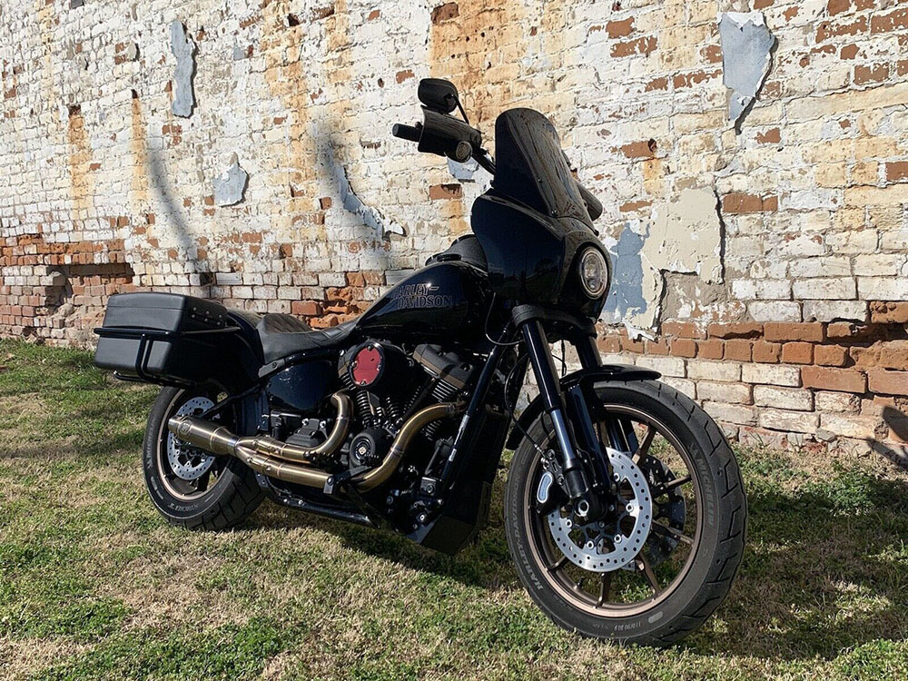 【お買い得，HOT】 お待たせしました FXLRS 専用 T-SPORT フェアリング ポン付けセット 15インチシールド ヘッドライトシュラウド付き ローライダーS LOWRIDER