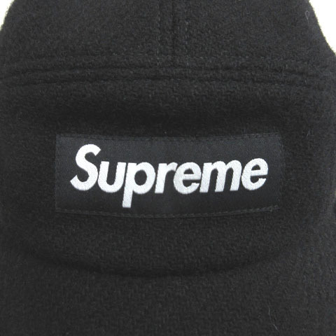 シュプリーム SUPREME ハリスツイード BOXロゴ キャップ 帽子 ブラック