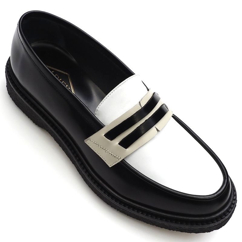 ADIEV ローファー ラバーソール レディース 39 24.5 革靴 シューズ